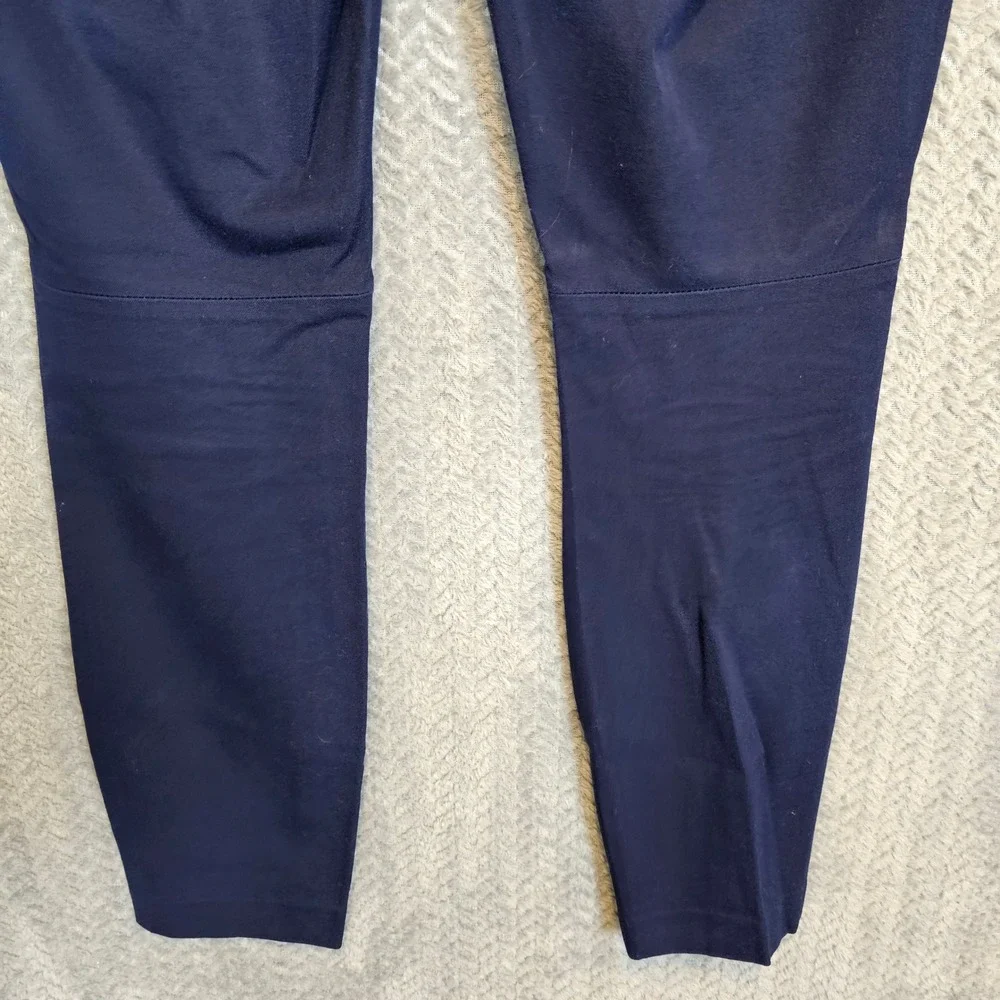 J.Crew Minnie Navy Blue Side Zip Slim Stretch Cotton Pants 6T Tall‎ 1532